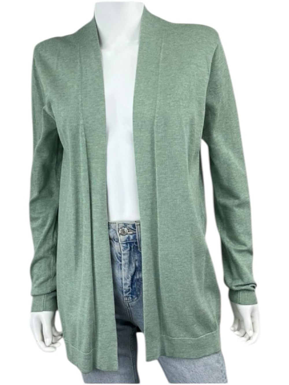 Soyaconcept NWT Mineral Green Dollie Sweater Cardigan Size L O0691